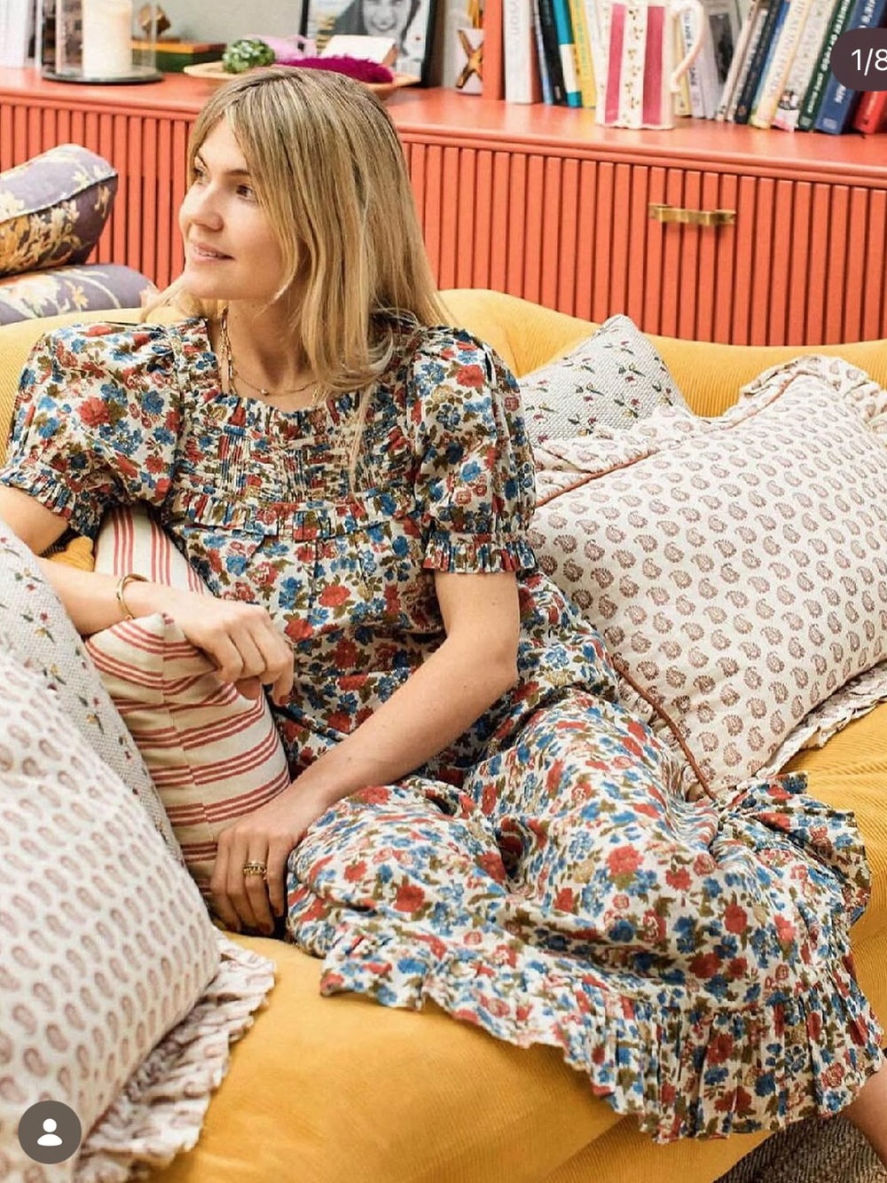 Doen Villette Dress in Liberty Lydden Garden